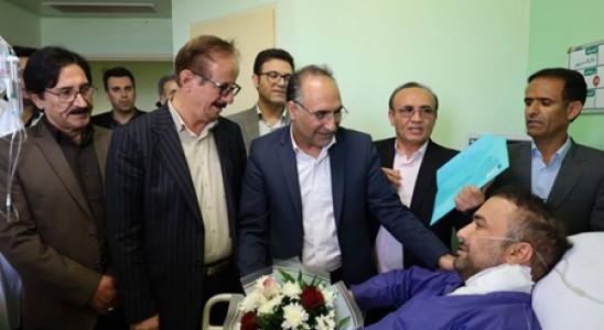 عیادت و دلجویی نمایندگان وزارت بهداشت از پرستار مضروب یاسوجی