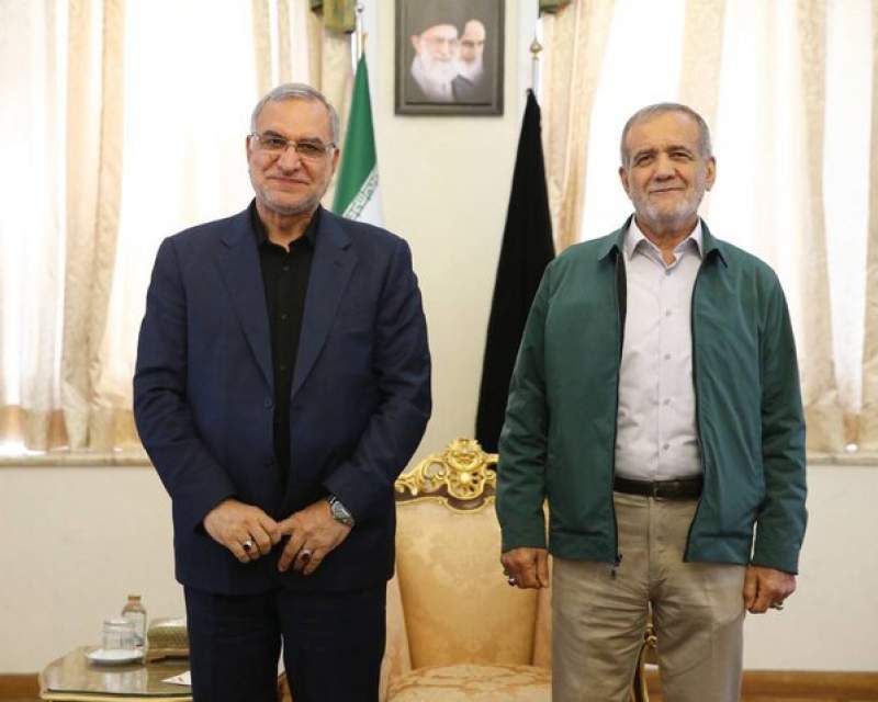 عین‌اللهی بالاخره به دیدار مسعود پزشکیان رفت