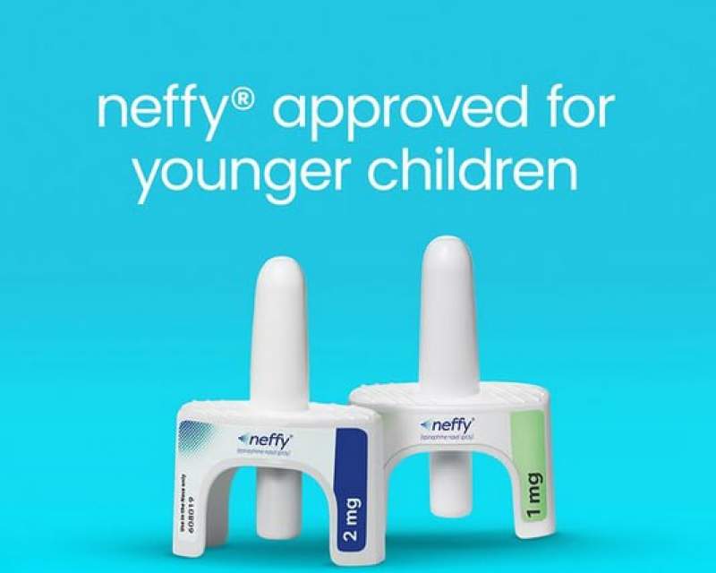اسپری بینی درمان آنافیلاکسی Neffy برای افراد با وزن ۱۵ تا ۳۰ کیلوگرم تائید شد