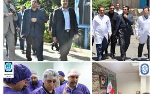 بازدید سرزده مدیرعامل شستا و تیپیکو از خط مقدم صنعت دارو