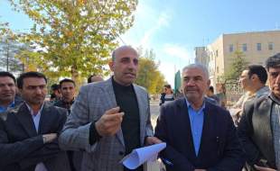 تجمع پرستاران یاسوج مقابل استانداری کهگیلویه و بویراحمد