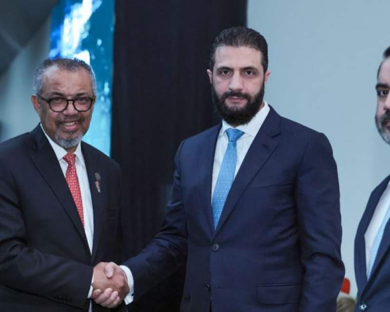 دیدار مدیرکل سازمان جهانی بهداشت با جولانی