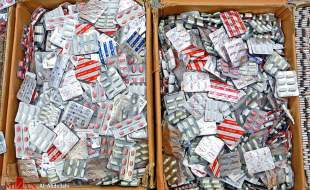 کشف ۴۵۳۶۸ عدد انواع دارو‌های غیرمجاز سقط جنین و دارو‌های غیرمجاز قاچاق در بوکان