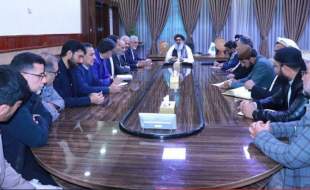 دیدار رئیس سازمان غذا و دارو با معاون نخست‌وزیر طالبان در امور اقتصادی